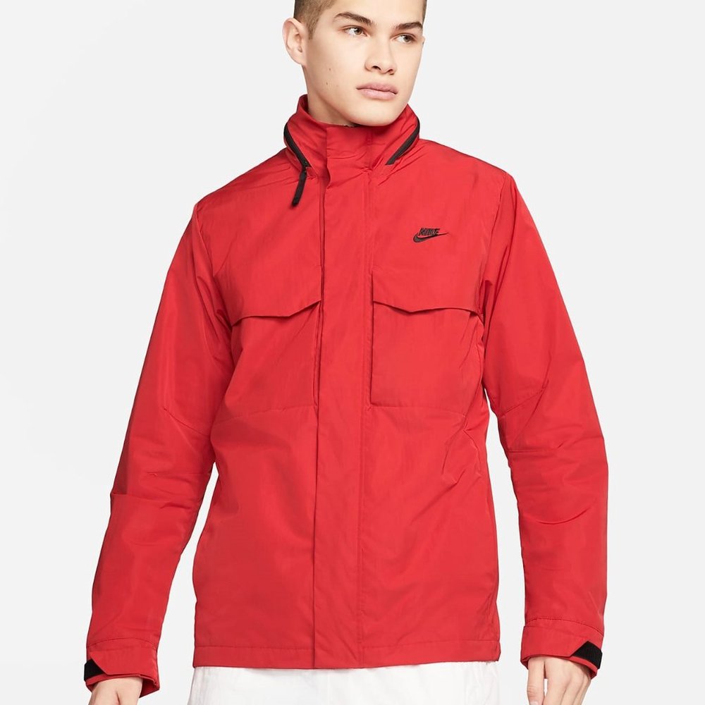 Nike Sportswear Premium Essentials Men's Lined M65 Jacket XL-Tall Red CZ9879-657